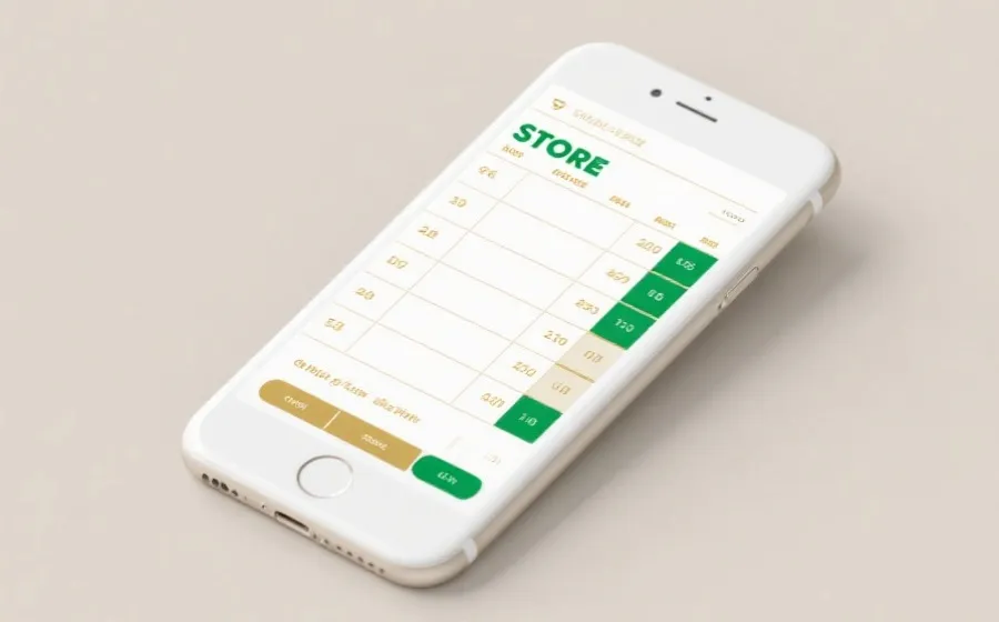 移动端比分卡片与列表排版示意